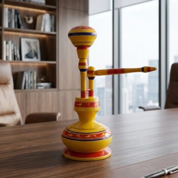 Handmade Wooden Hookah Decorative Piece for Home & Office Decor