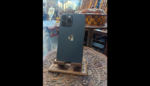 Handmade Wooden Mobile Holder with Carving Design (Adjustable 180°)