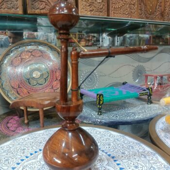 Handmade Wooden Hookah Decorative Piece for Home & Office Decor | Premium Handcrafted Wooden Art