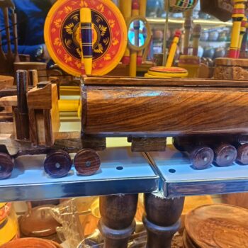 Wooden Oil Tanker Truck Model