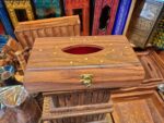Handcrafted Sheesham Wood Luxury Tissue Box Holder