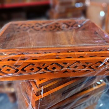 Wooden tray set 3pcs made with MDF